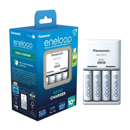 Panasonic Eneloop 4xAA 2000mAh battery + 10 hours charger