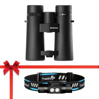   Minox X-lite 10x42 keresőtávcső + ajándék Trustfire H5R fejlámpa