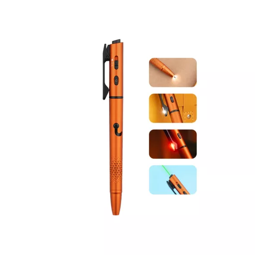 Olight O Pen 3 Orange Pen with Green Class 1 Laser