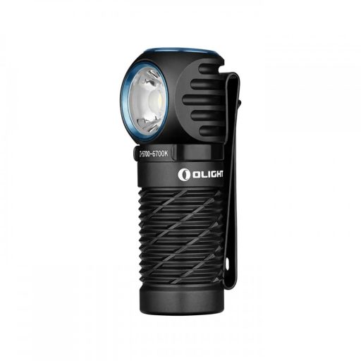 Olight Perun 2 Mini fekete tölthető zseblámpa, hideg fehér fénnyel, fekete