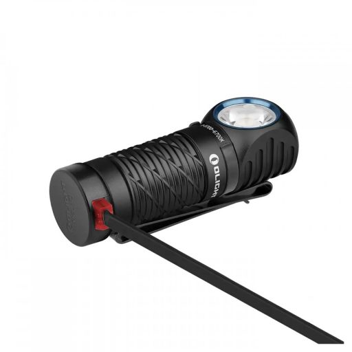 Olight Perun 2 Mini fekete tölthető zseblámpa, hideg fehér fénnyel, fekete