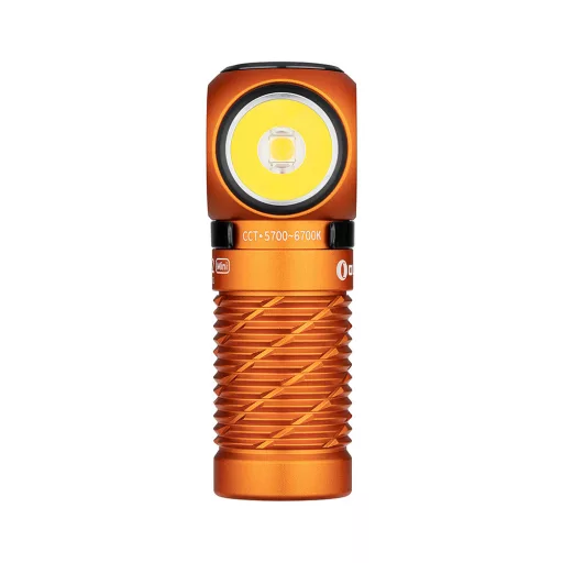 Olight Perun 2 Mini LED flashlight/headlight, orange