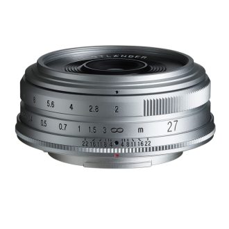 Voigtländer Ultron 27mm f/2 Fujifilm X objektiv, ezüst