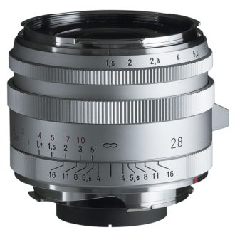   Voigtländer Nokton 28mm F1.5 ASPH. Type I VM ezüst objektív