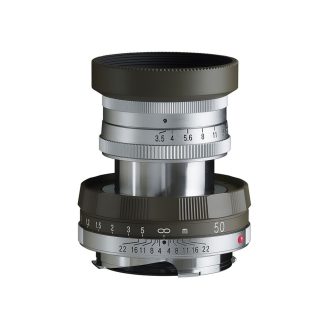   Voigtländer 50mm F3.5 APO-Lanthar Typ I VM objektív, olívazöld
